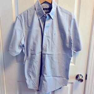 light blue shirt